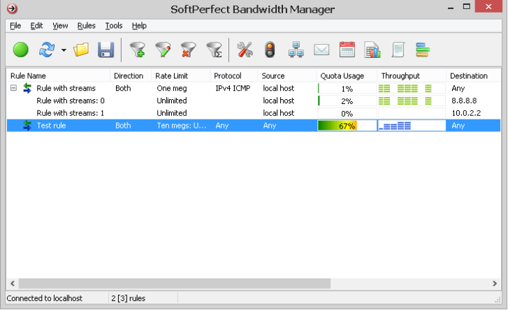 SoftPerfect Bandwidth Manager screenshoot 1